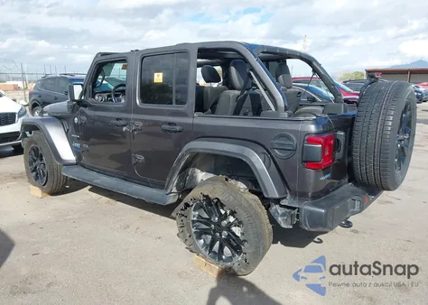 2021 Jeep Wrangler 4Xe Unlimited Sahara 4X4 из США, поврежденный, VIN 1C4JJXP68MW787917